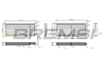 BREMSI FC0903 - Filtro, aire habitáculo