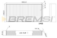 BREMSI FC0914A - Filtro, aire habitáculo