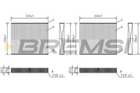 BREMSI FC0931 - Filtro, aire habitáculo