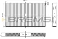 BREMSI FC0954 - año construcción hasta: 12/2014<br>Tipo de filtro: Filtro de carbón activado<br>Longitud [mm]: 347<br>Ancho [mm]: 208<br>Altura [mm]: 33<br>Cantidad: 1<br>Versión básica (art. n.º): 1987432195<br>