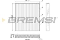 BREMSI FC0418C - Filtro, aire habitáculo