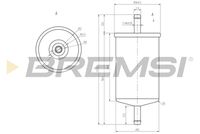 BREMSI FE0397 - Filtro combustible