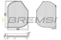 BREMSI FC1331 - Filtro, aire habitáculo