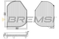 BREMSI FC1331C - Filtro, aire habitáculo