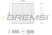 BREMSI FC1341 - Filtro, aire habitáculo