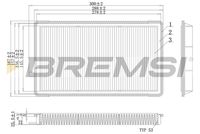 BREMSI FC1931 - Filtro, aire habitáculo