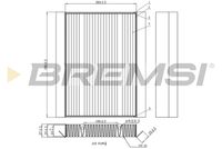 BREMSI FC0876C - Filtro, aire habitáculo