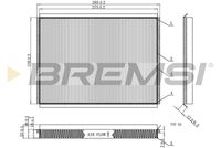 BREMSI FC1940 - Filtro, aire habitáculo