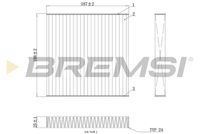 BREMSI FC0892C - Filtro, aire habitáculo