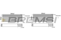 BREMSI FC2481 - Filtro, aire habitáculo