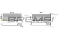 BREMSI FC2481A - Filtro, aire habitáculo