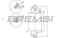 BREMSI FE0037 - Filtro combustible