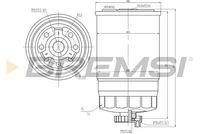 BREMSI FE0049 - Filtro combustible