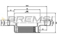 BREMSI FE0324 - Filtro combustible