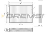 BREMSI FC0990 - Filtro, aire habitáculo