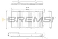 BREMSI FC0998 - Filtro, aire habitáculo