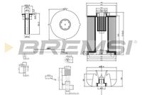 BREMSI FE0337 - Filtro combustible