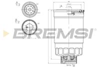 BREMSI FE0348 - año construcción hasta: 10/2008<br>Tipo de filtro: Filtro enroscable<br>Diámetro [mm]: 80<br>Diámetro exterior 1 [mm]: 86<br>Altura [mm]: 141<br>Rosca, salida: M 16 x 1,5<br>