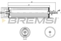 BREMSI FE0353 - Filtro combustible