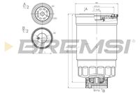 BREMSI FE0379 - año construcción hasta: 11/2009<br>Tipo de filtro: Filtro enroscable<br>Diámetro [mm]: 80<br>Diámetro exterior 1 [mm]: 86<br>Altura [mm]: 141<br>Rosca, salida: M 16 x 1,5<br>