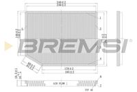 BREMSI FC1542 - Filtro, aire habitáculo