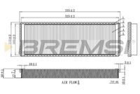 BREMSI FC1915 - Filtro, aire habitáculo