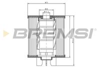 BREMSI FE0775 - Filtro combustible