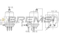 BREMSI FE0776 - Filtro combustible