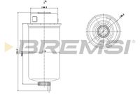 BREMSI FE0778 - Filtro combustible