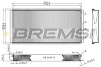 BREMSI FC1924C - Filtro, aire habitáculo