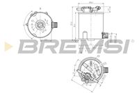 BREMSI FE0782 - Filtro combustible