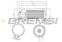 BREMSI FE0834 - Filtro combustible