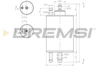 BREMSI FE0847 - Filtro combustible