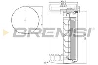 BREMSI FE1314 - Filtro combustible