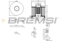 BREMSI FE0040 - Filtro combustible