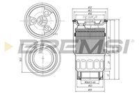 BREMSI FE0046 - Filtro combustible