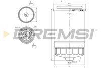 BREMSI FE0053 - Filtro combustible