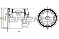 BREMSI FE1497 - Filtro combustible