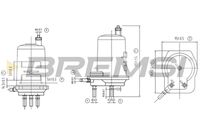 BREMSI FE0060 - Filtro combustible