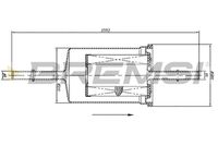 BREMSI FE1513 - Filtro combustible