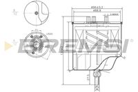 BREMSI FE0156 - Filtro combustible