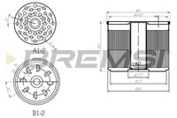 BREMSI FE1840 - Filtro combustible