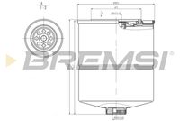 BREMSI FE1870 - Filtro combustible