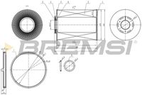 BREMSI FE0344 - Filtro combustible