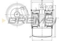 BREMSI FE0346 - Filtro combustible