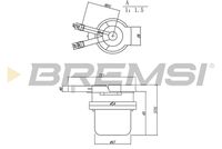 BREMSI FE1889 - Filtro combustible