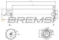 BREMSI FE0374 - Filtro combustible