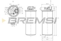 BREMSI FE0378 - Filtro combustible