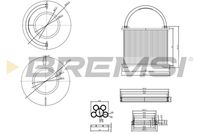 BREMSI FE0762 - Filtro combustible