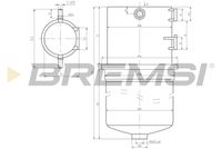 BREMSI FE0788 - Filtro combustible